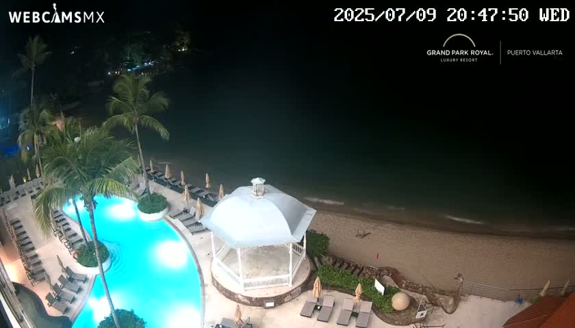 Playa La Garza Blanca Beach Live Cam - Puerto Vallarta, Jalisco, Mexico