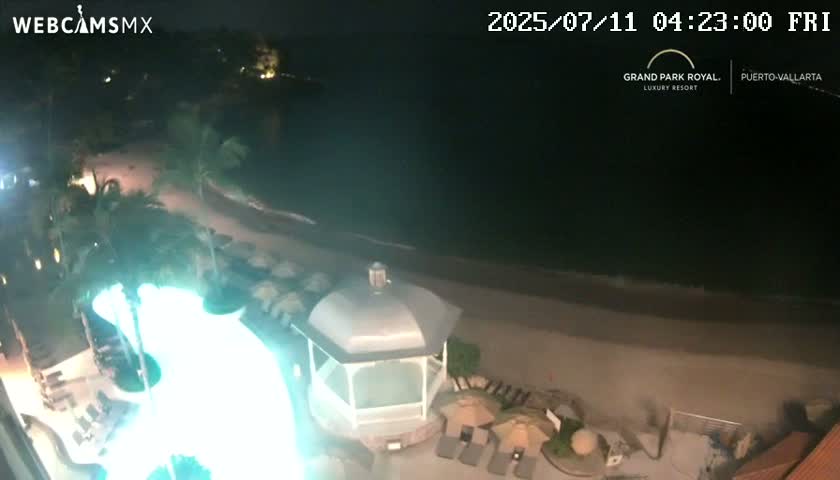 Playa La Garza Blanca Beach Live Cam - Puerto Vallarta, Jalisco, Mexico