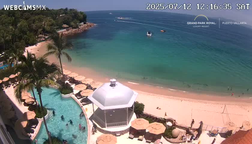 Playa La Garza Blanca Beach Live Cam - Puerto Vallarta, Jalisco, Mexico