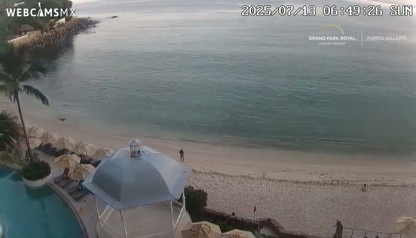 Playa La Garza Blanca Beach Live Cam - Puerto Vallarta, Jalisco, Mexico