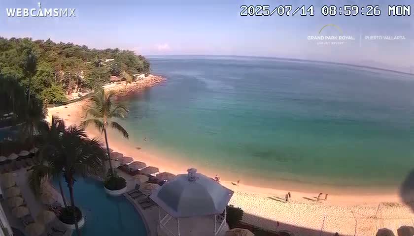 Playa La Garza Blanca Beach Live Cam - Puerto Vallarta, Jalisco, Mexico