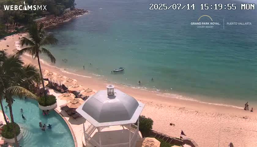 Playa La Garza Blanca Beach Live Cam - Puerto Vallarta, Jalisco, Mexico