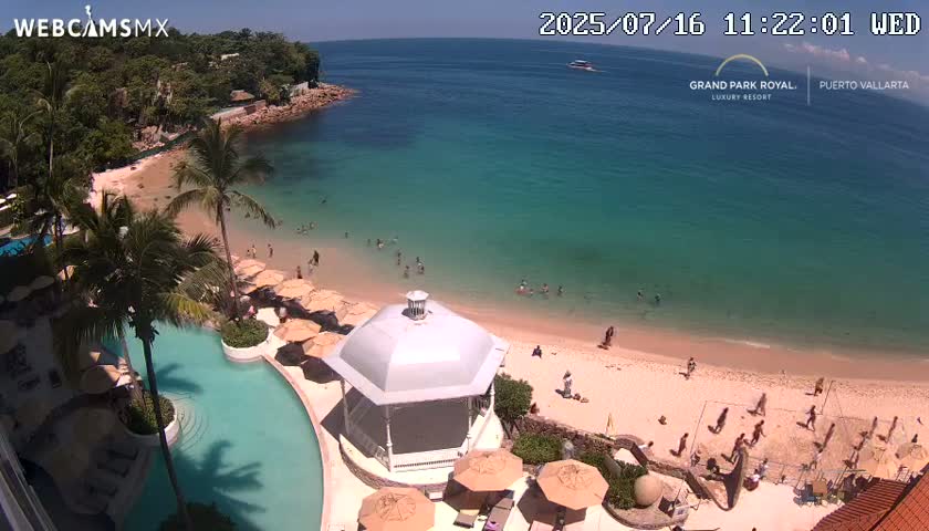 Playa La Garza Blanca Beach Live Cam - Puerto Vallarta, Jalisco, Mexico