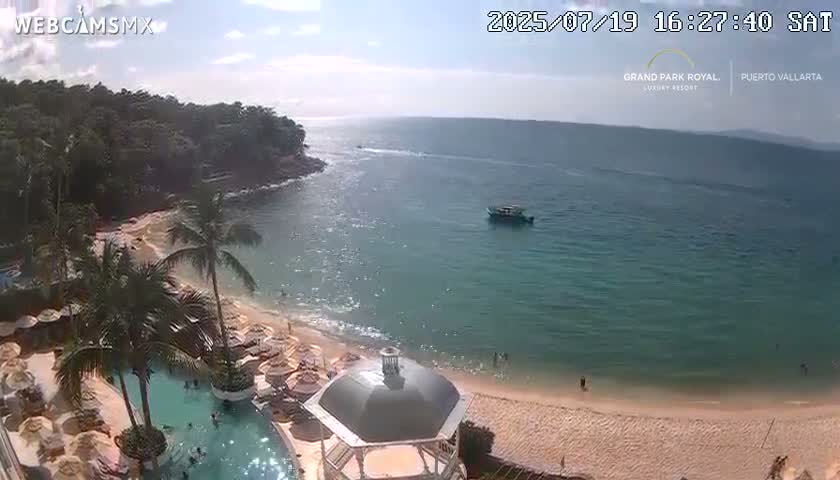 Playa La Garza Blanca Beach Live Cam - Puerto Vallarta, Jalisco, Mexico