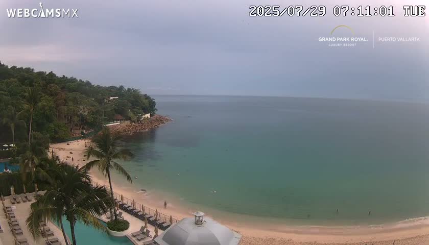 Playa La Garza Blanca Beach Live Cam - Puerto Vallarta, Jalisco, Mexico