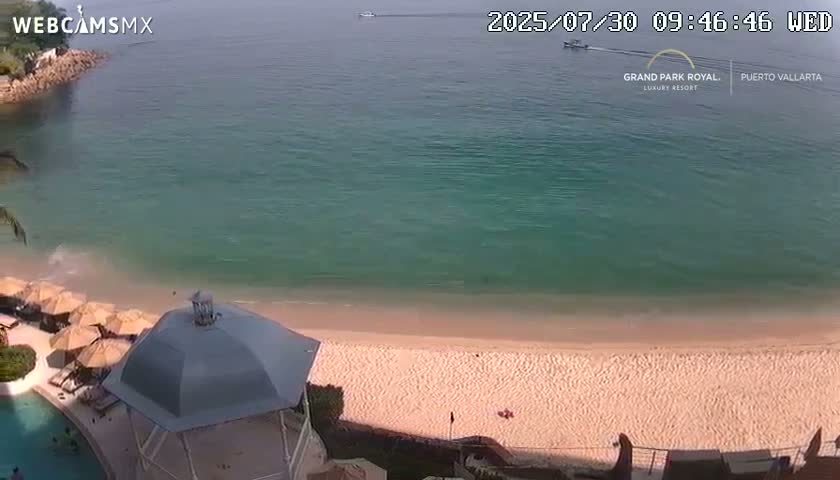Playa La Garza Blanca Beach Live Cam - Puerto Vallarta, Jalisco, Mexico