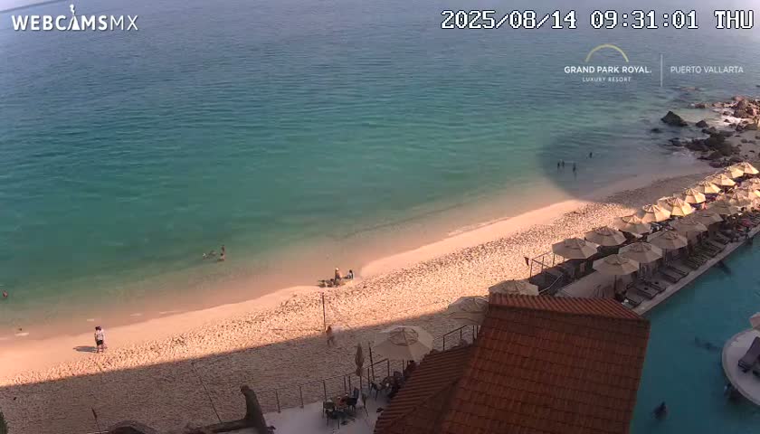 Playa La Garza Blanca Beach Live Cam - Puerto Vallarta, Jalisco, Mexico