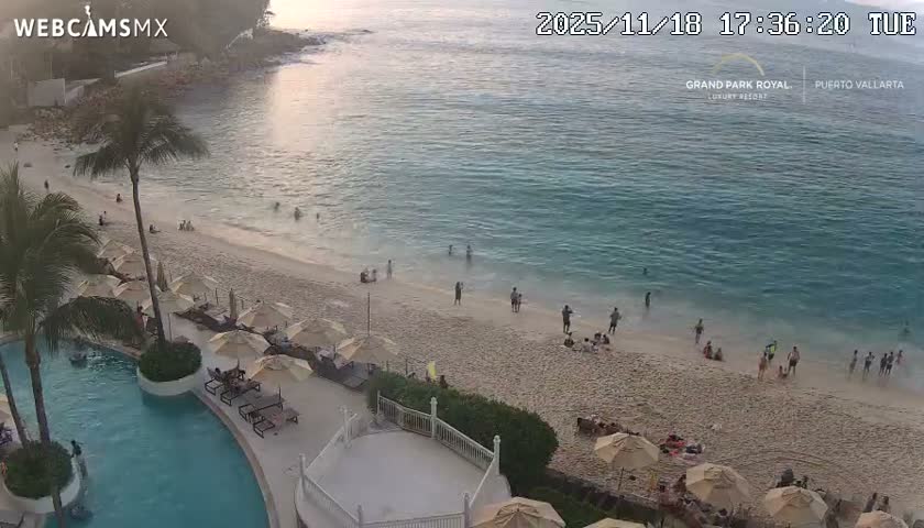 Playa La Garza Blanca Beach Live Cam - Puerto Vallarta, Jalisco, Mexico