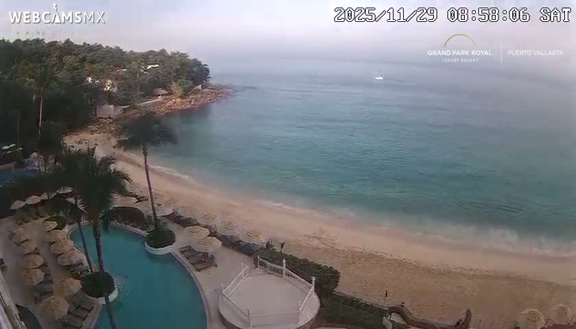 Playa La Garza Blanca Beach Live Cam - Puerto Vallarta, Jalisco, Mexico