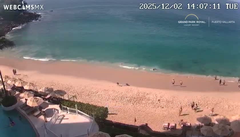 Playa La Garza Blanca Beach Live Cam - Puerto Vallarta, Jalisco, Mexico