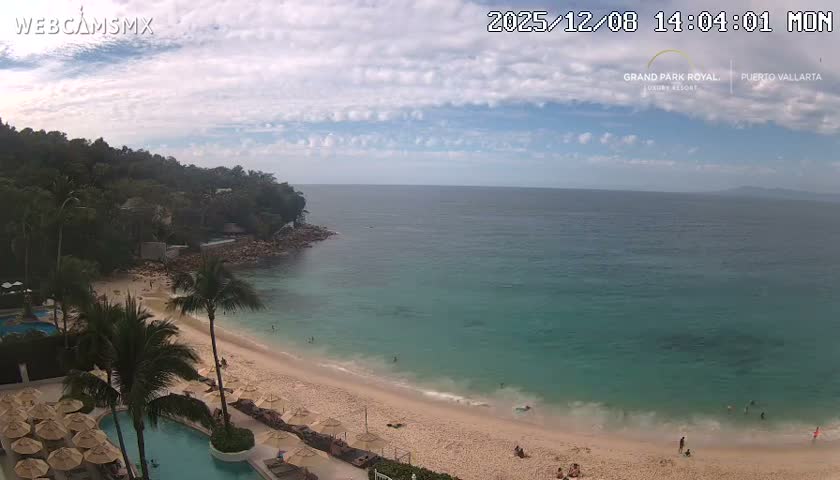 Playa La Garza Blanca Beach Live Cam - Puerto Vallarta, Jalisco, Mexico