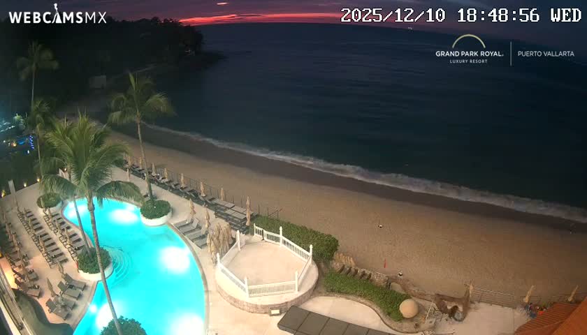 Playa La Garza Blanca Beach Live Cam - Puerto Vallarta, Jalisco, Mexico