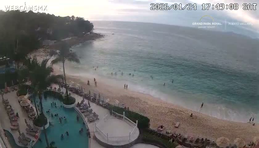 Playa La Garza Blanca Beach Live Cam - Puerto Vallarta, Jalisco, Mexico