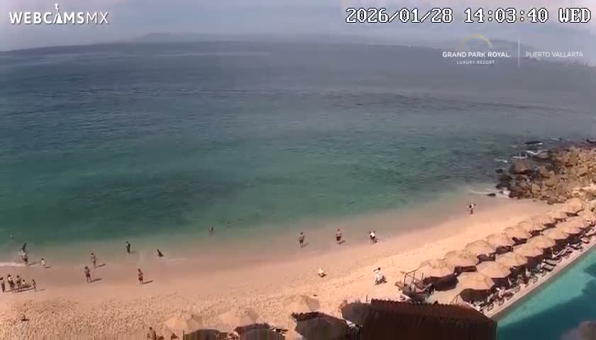 Playa La Garza Blanca Beach Live Cam - Puerto Vallarta, Jalisco, Mexico