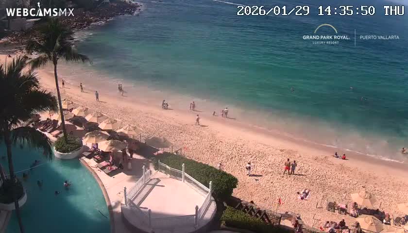 Playa La Garza Blanca Beach Live Cam - Puerto Vallarta, Jalisco, Mexico