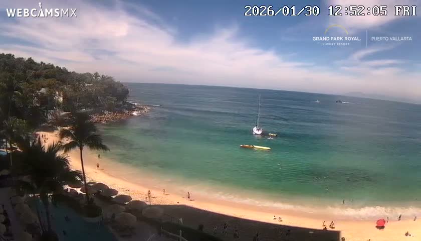 Playa La Garza Blanca Beach Live Cam - Puerto Vallarta, Jalisco, Mexico