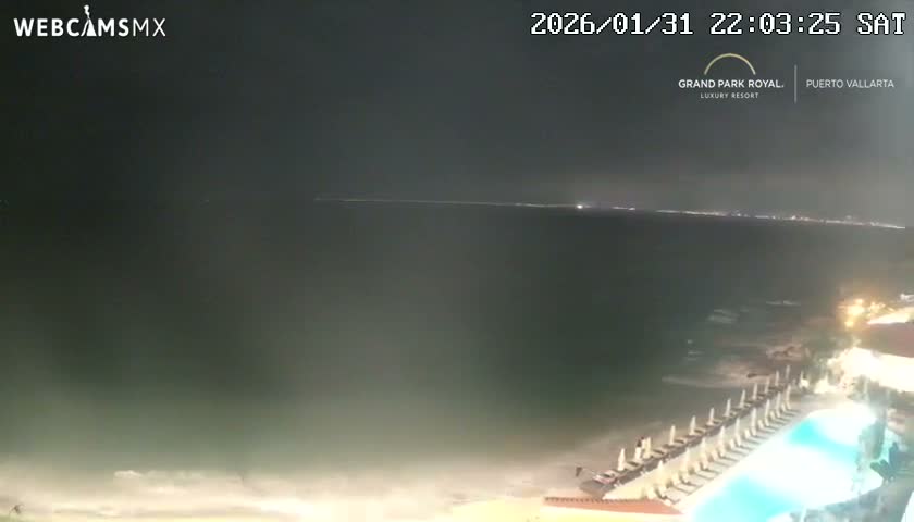 Playa La Garza Blanca Beach Live Cam - Puerto Vallarta, Jalisco, Mexico