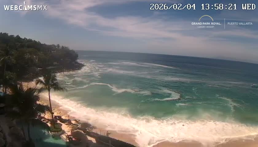 Playa La Garza Blanca Beach Live Cam - Puerto Vallarta, Jalisco, Mexico