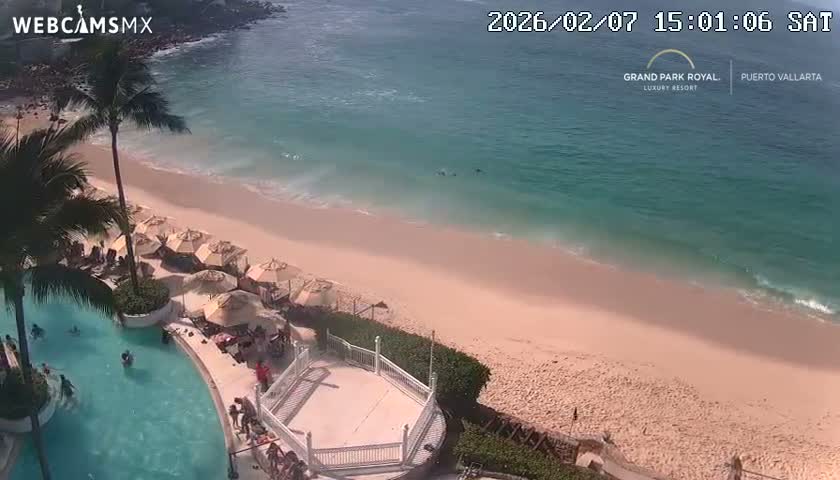 Playa La Garza Blanca Beach Live Cam - Puerto Vallarta, Jalisco, Mexico