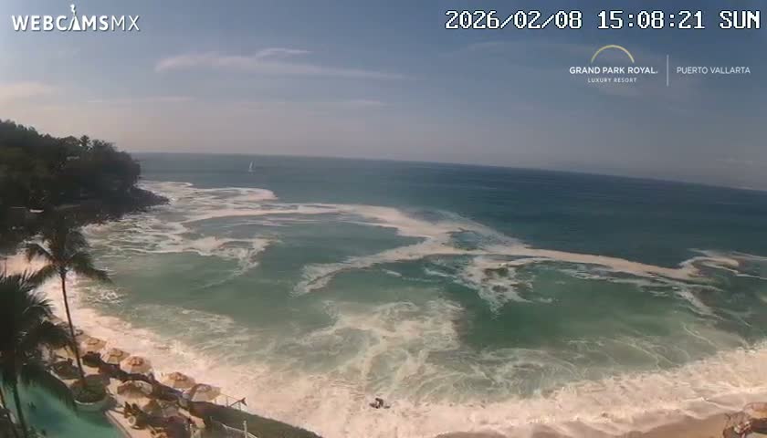 Playa La Garza Blanca Beach Live Cam - Puerto Vallarta, Jalisco, Mexico