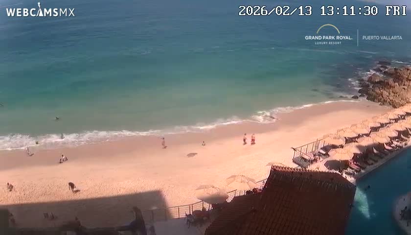 Playa La Garza Blanca Beach Live Cam - Puerto Vallarta, Jalisco, Mexico