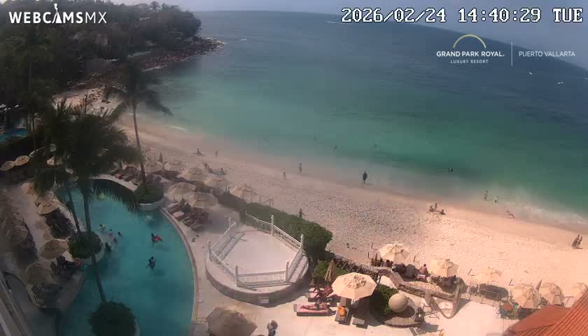 Playa La Garza Blanca Beach Live Cam - Puerto Vallarta, Jalisco, Mexico