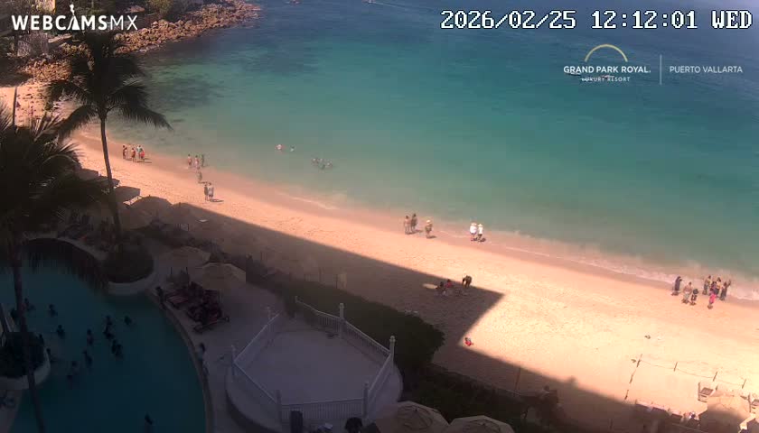 Playa La Garza Blanca Beach Live Cam - Puerto Vallarta, Jalisco, Mexico