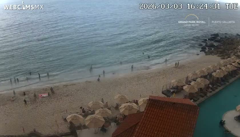 Playa La Garza Blanca Beach Live Cam - Puerto Vallarta, Jalisco, Mexico