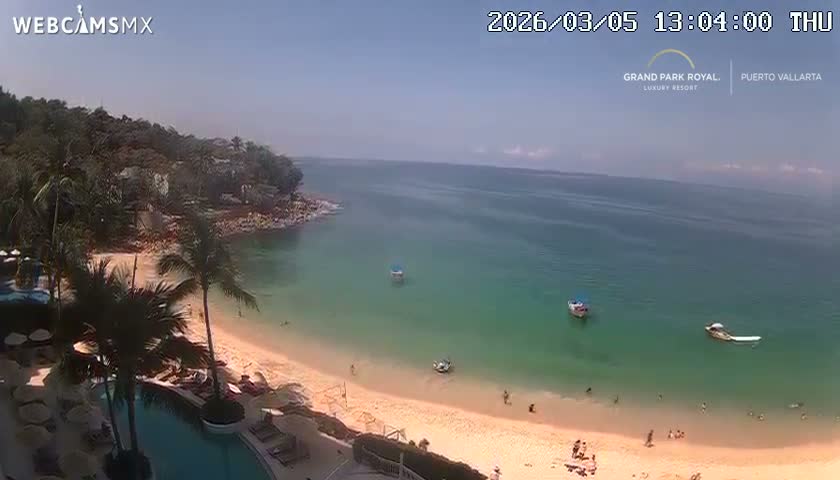 Playa La Garza Blanca Beach Live Cam - Puerto Vallarta, Jalisco, Mexico