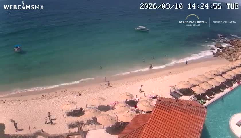 Playa La Garza Blanca Beach Live Cam - Puerto Vallarta, Jalisco, Mexico