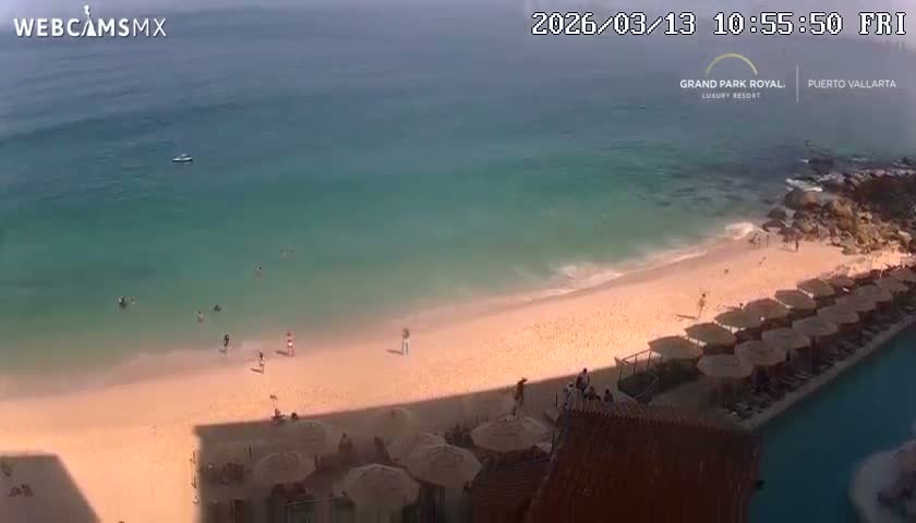 Playa La Garza Blanca Beach Live Cam - Puerto Vallarta, Jalisco, Mexico