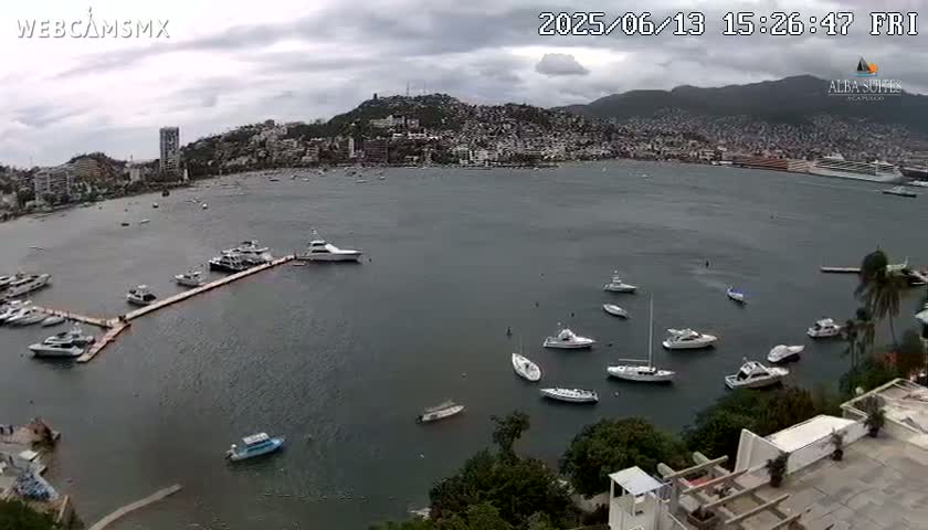 Acapulco City & Bahia de Acapulco Bay Live Cam - Acapulco de Juarez, Guerrero, Mexico