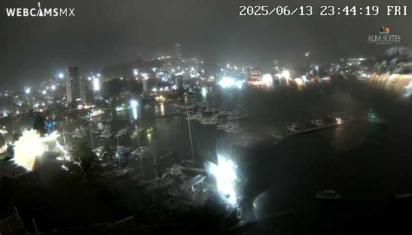 Acapulco City & Bahia de Acapulco Bay Live Cam - Acapulco de Juarez, Guerrero, Mexico