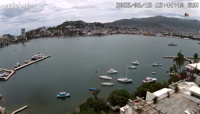 Acapulco City & Bahia de Acapulco Bay Live Cam - Acapulco de Juarez, Guerrero, Mexico