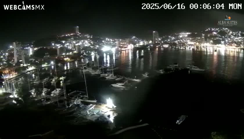 Acapulco City & Bahia de Acapulco Bay Live Cam - Acapulco de Juarez, Guerrero, Mexico