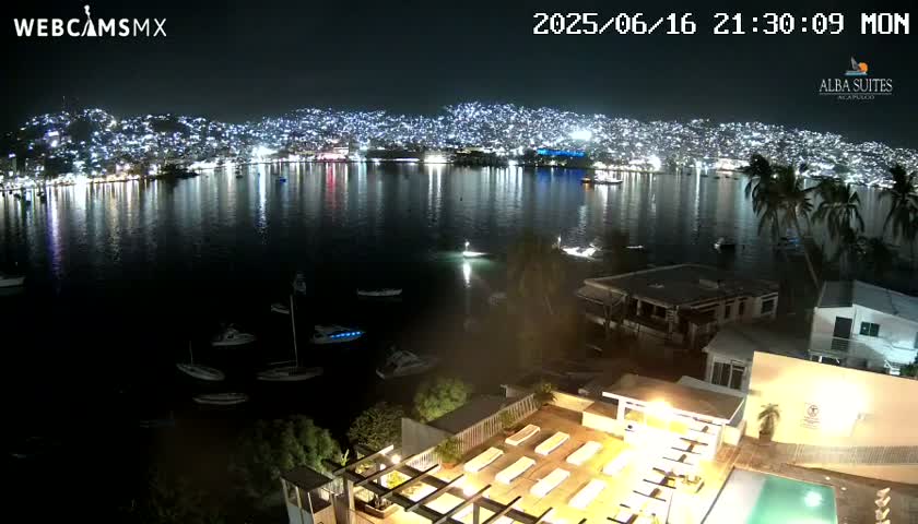 Acapulco City & Bahia de Acapulco Bay Live Cam - Acapulco de Juarez, Guerrero, Mexico