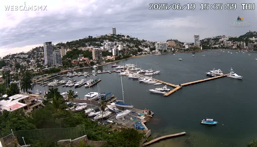 Acapulco City & Bahia de Acapulco Bay Live Cam - Acapulco de Juarez, Guerrero, Mexico