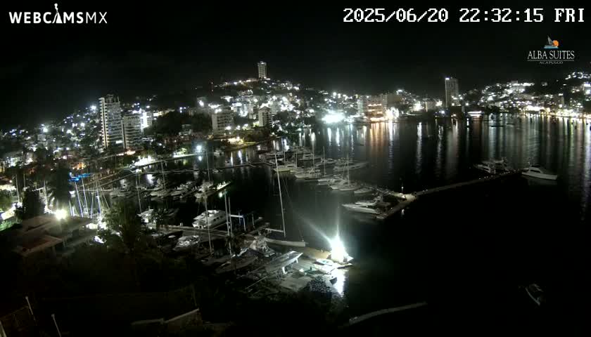 Acapulco City & Bahia de Acapulco Bay Live Cam - Acapulco de Juarez, Guerrero, Mexico