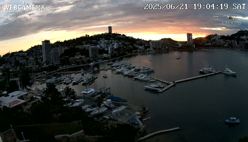Acapulco City & Bahia de Acapulco Bay Live Cam - Acapulco de Juarez, Guerrero, Mexico