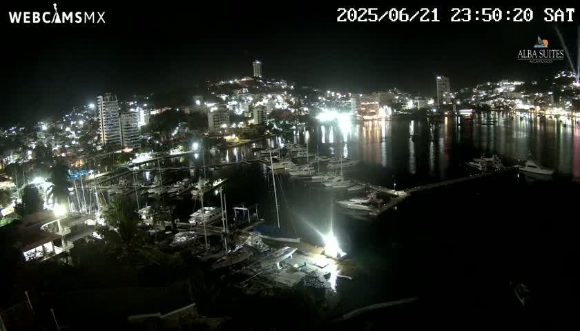 Acapulco City & Bahia de Acapulco Bay Live Cam - Acapulco de Juarez, Guerrero, Mexico