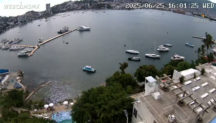 Acapulco City & Bahia de Acapulco Bay Live Cam - Acapulco de Juarez, Guerrero, Mexico