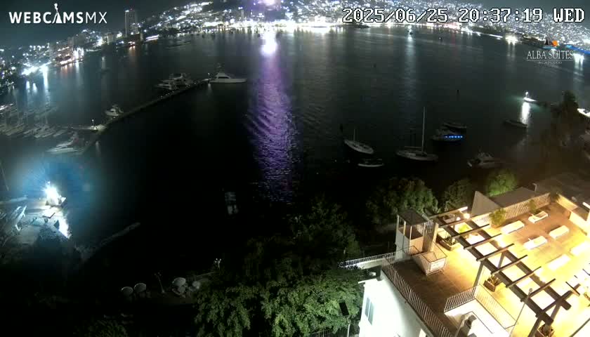 Acapulco City & Bahia de Acapulco Bay Live Cam - Acapulco de Juarez, Guerrero, Mexico