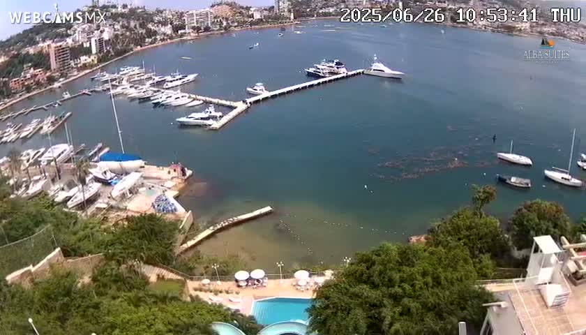 Acapulco City & Bahia de Acapulco Bay Live Cam - Acapulco de Juarez, Guerrero, Mexico