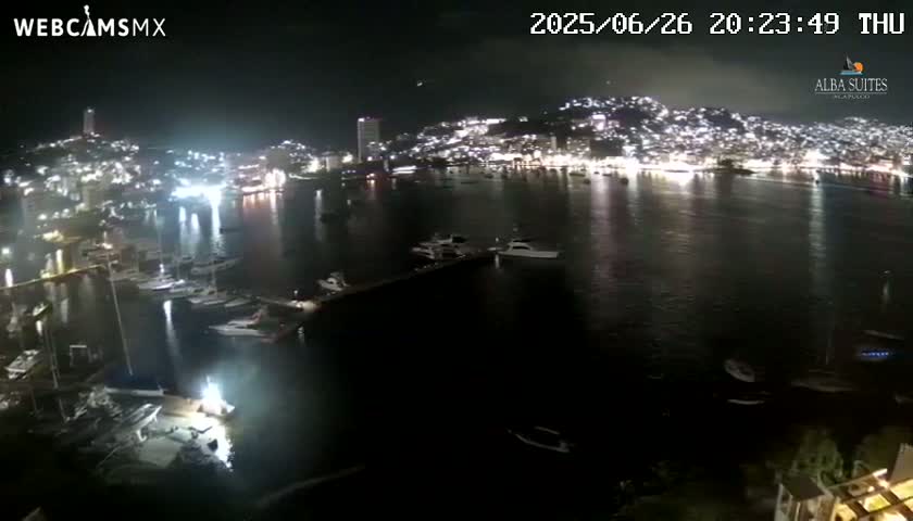 Acapulco City & Bahia de Acapulco Bay Live Cam - Acapulco de Juarez, Guerrero, Mexico