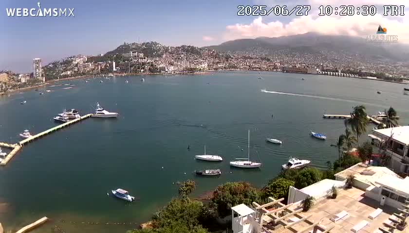Acapulco City & Bahia de Acapulco Bay Live Cam - Acapulco de Juarez, Guerrero, Mexico