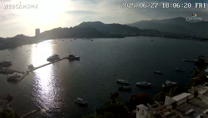Acapulco City & Bahia de Acapulco Bay Live Cam - Acapulco de Juarez, Guerrero, Mexico