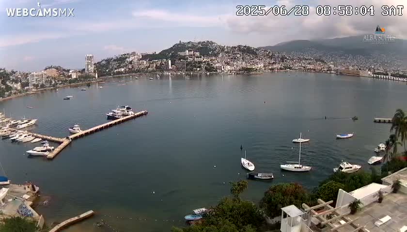 Acapulco City & Bahia de Acapulco Bay Live Cam - Acapulco de Juarez, Guerrero, Mexico