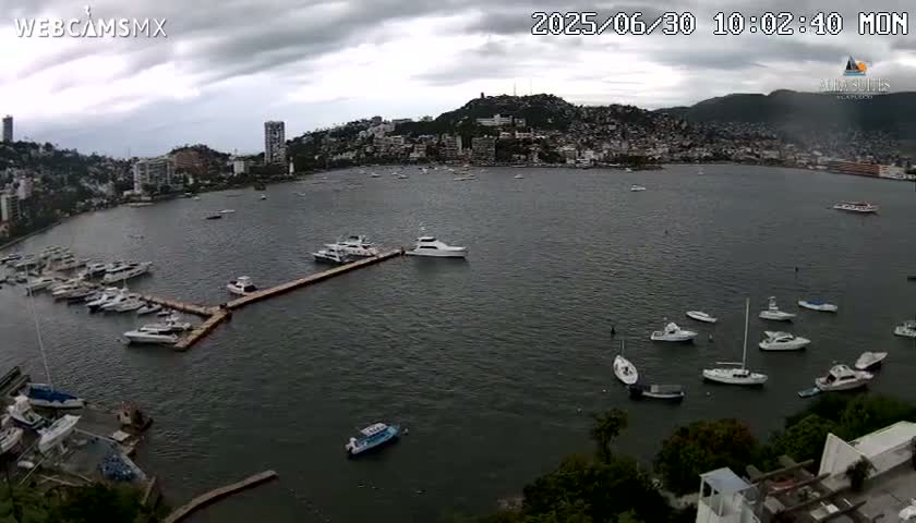 Acapulco City & Bahia de Acapulco Bay Live Cam - Acapulco de Juarez, Guerrero, Mexico