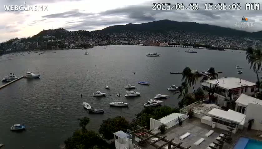 Acapulco City & Bahia de Acapulco Bay Live Cam - Acapulco de Juarez, Guerrero, Mexico