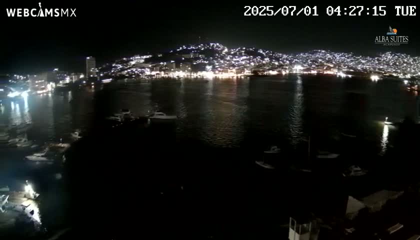 Acapulco City & Bahia de Acapulco Bay Live Cam - Acapulco de Juarez, Guerrero, Mexico